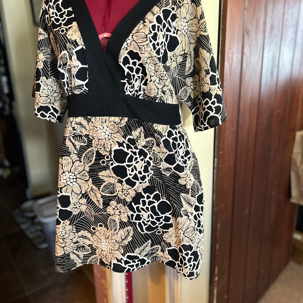 Blouse , Tunic With Elastic Back And Bow - image 1